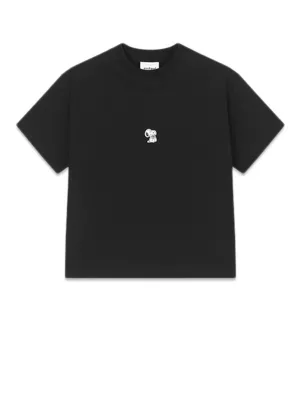 Anya Snoopy sitting T-shirt - Black