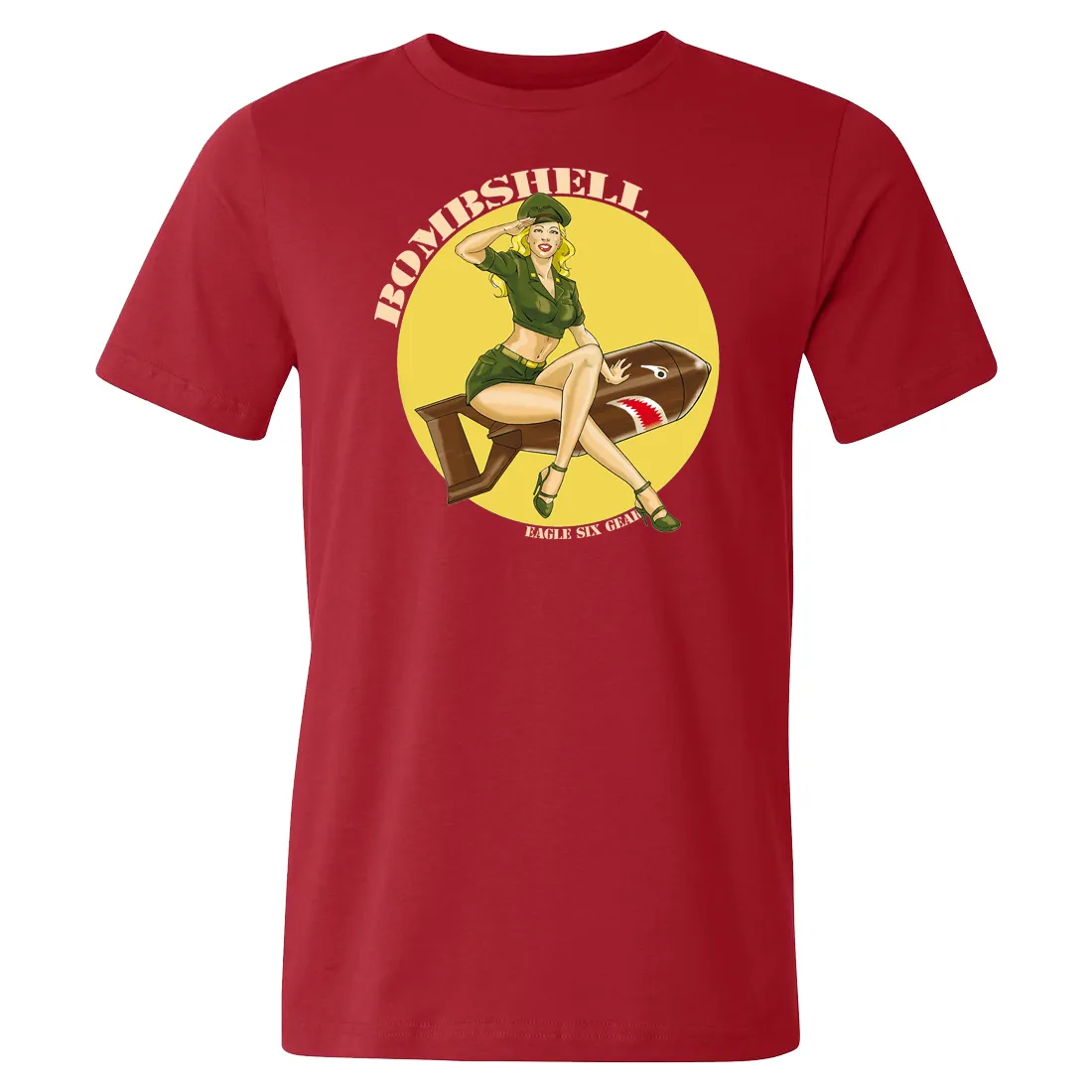 Bombshell Nose Art Men's Tee