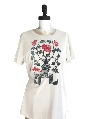 Chinese flowers t-shirt