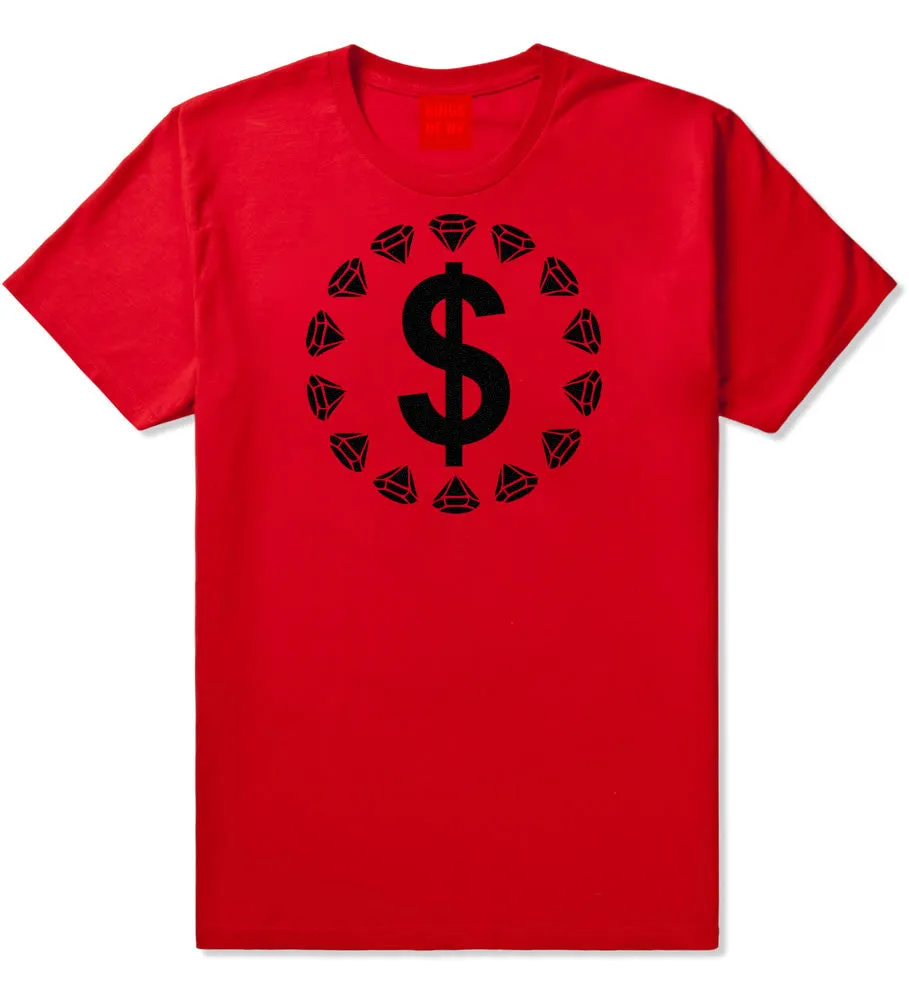 Diamonds Money Sign Logo Boys Kids T-Shirt