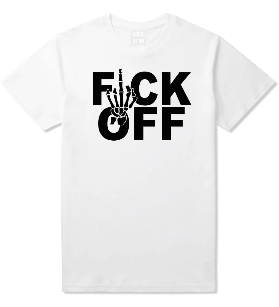 FCK OFF Skeleton Hand Boys Kids T-Shirt