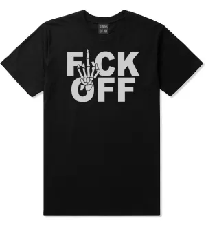 FCK OFF Skeleton Hand Boys Kids T-Shirt