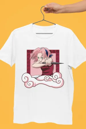 Sakura White Tshirt
